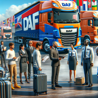 DAF trucks Warm Welcome Internationals